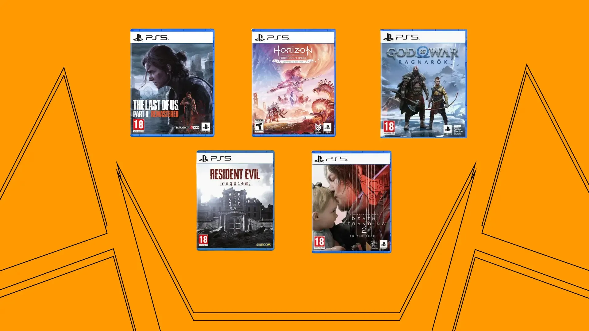 5 grandes jogos de PS5 a partir de R$ 120,80!