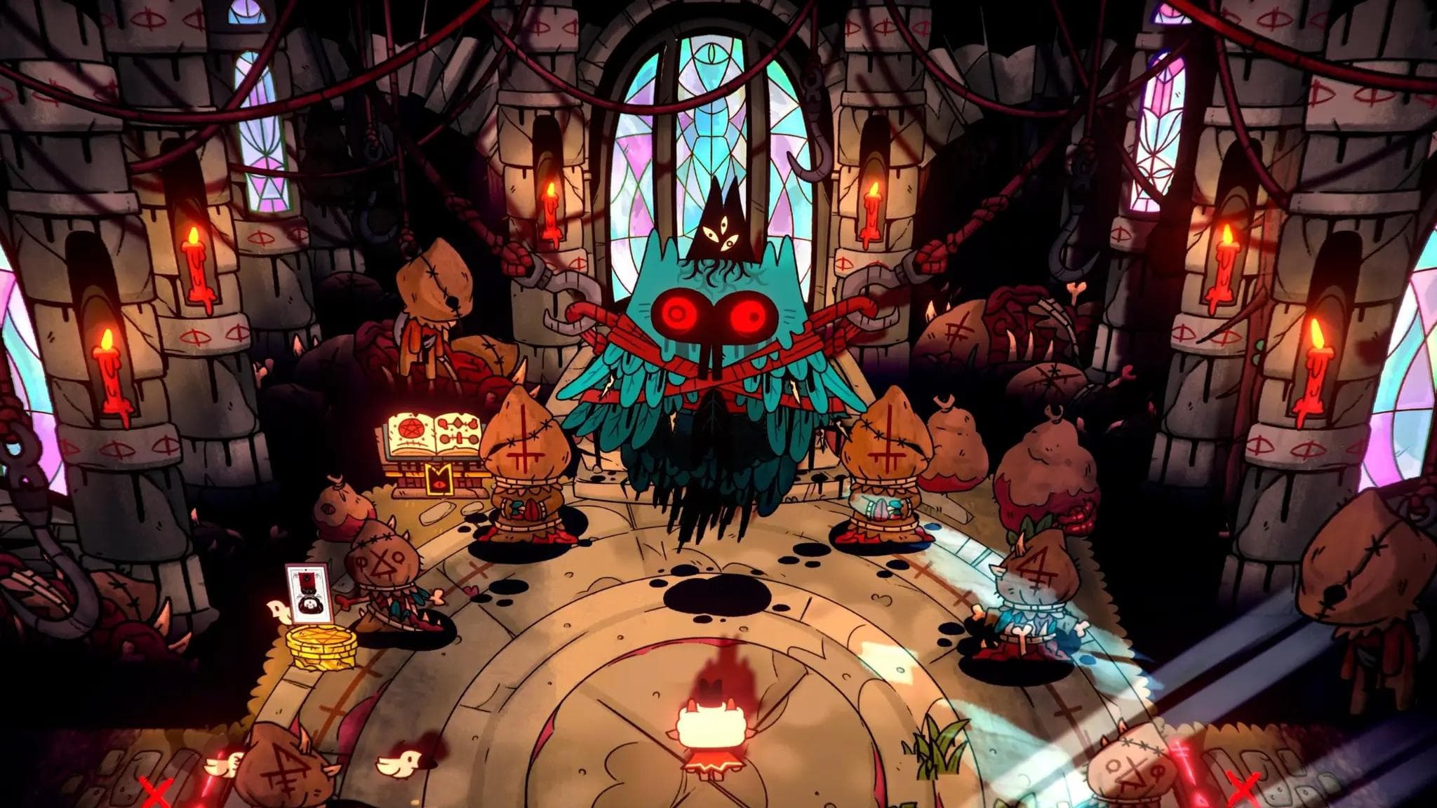 Cozinhando o banquete vegetariano esplêndido em Cult of the Lamb