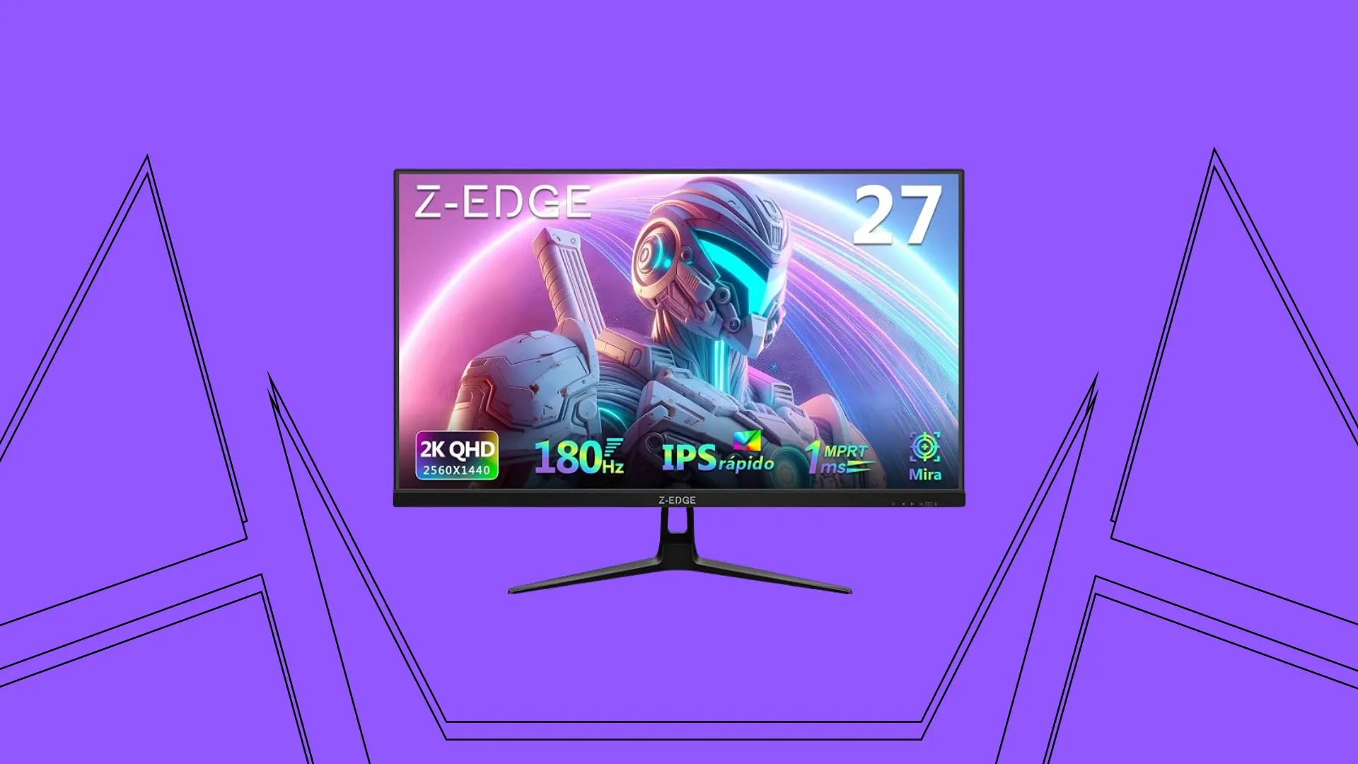Monitor Gamer Z-EDGE 27" 2K 180Hz por R$ 1.092,49: vale a pena?