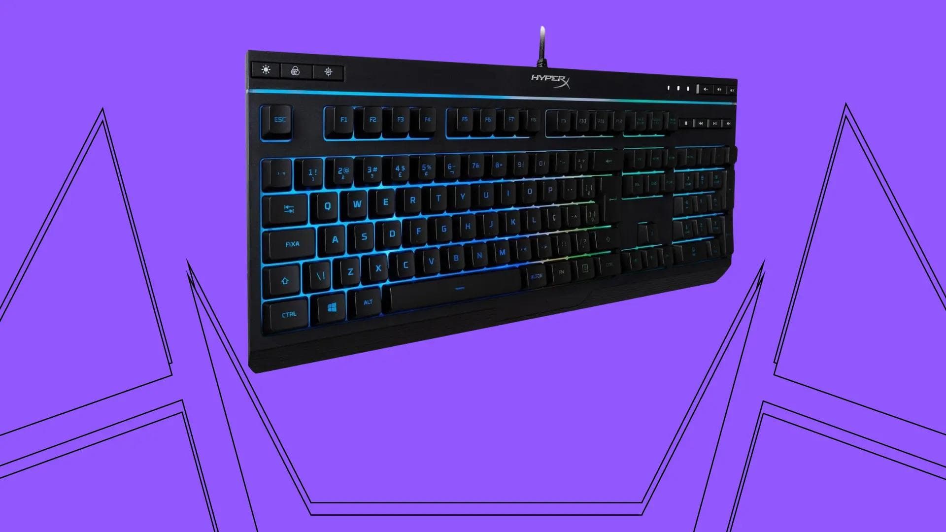 Teclado HyperX Alloy Core RGB com promoção de 64%