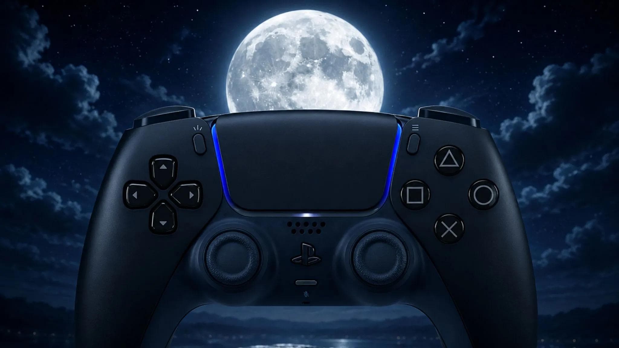 DualSense Midnight Black com Cabo USB para PC em promoção