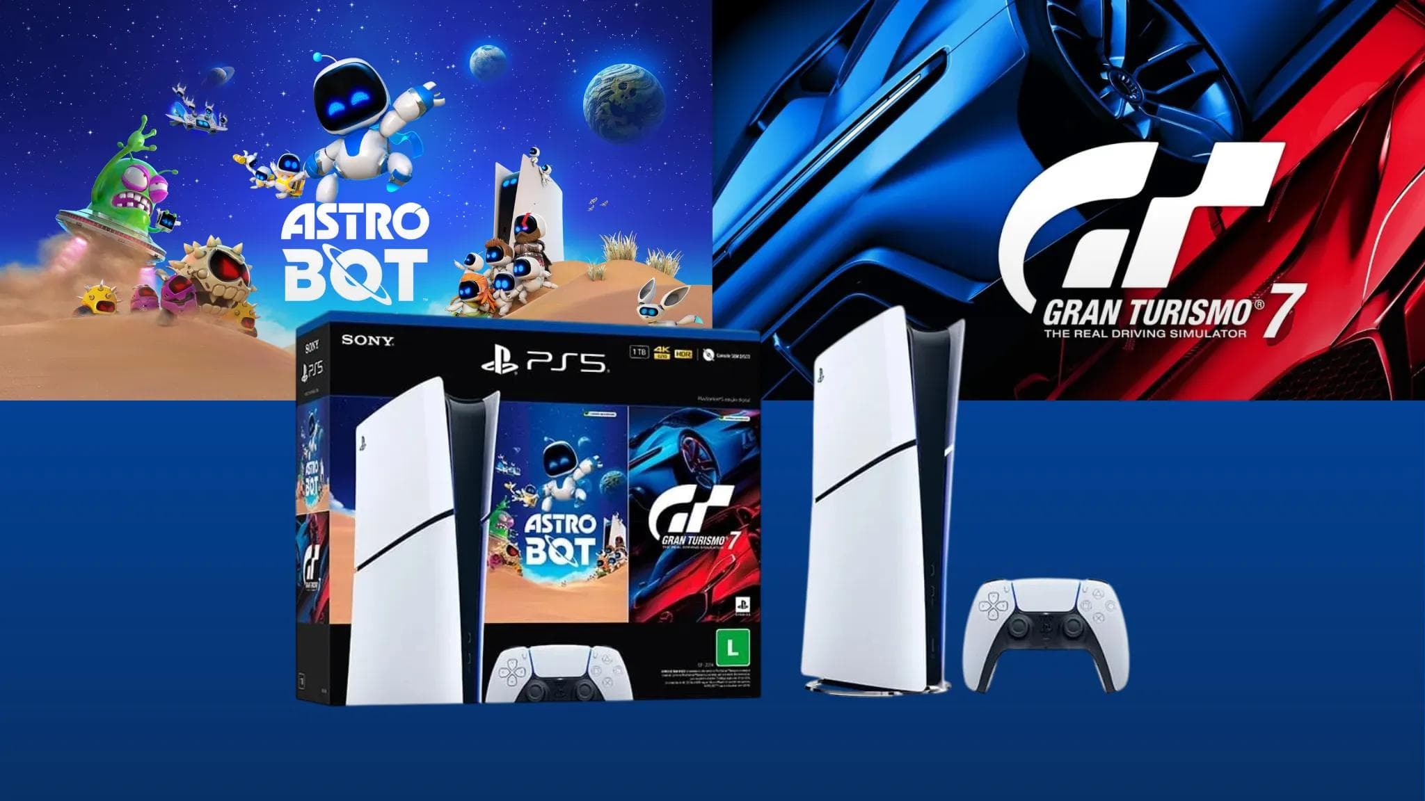 PS5 com dois jogos está pelo menor preço