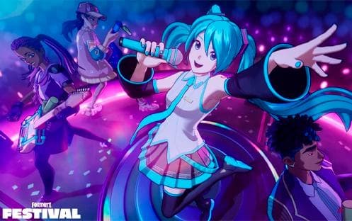 Hatsune Miku Chega ao Fortnite